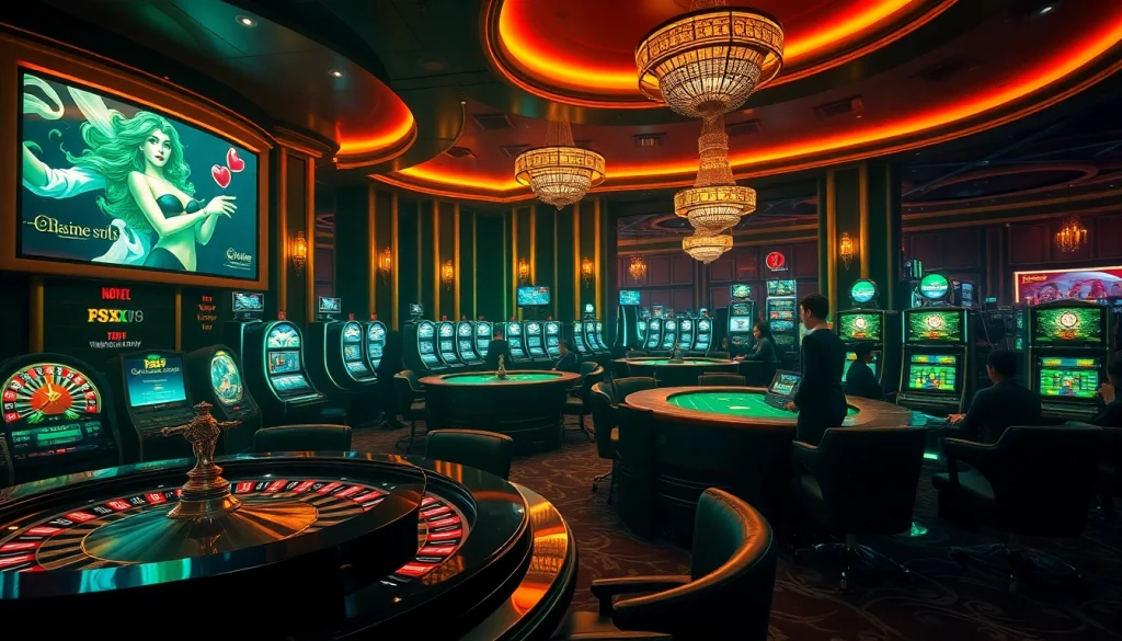 Gambling enthusiasts experience the thrill of sex games ai at a luxurious, lively casino.