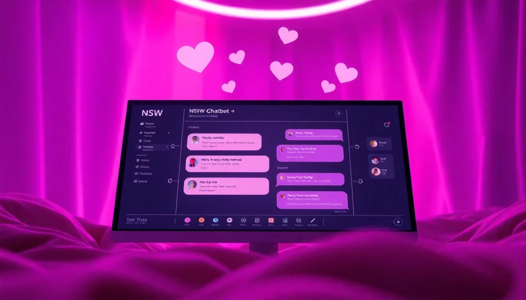 Engaging NSFW AI chatbot interface in a cozy digital space.