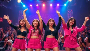 Blackpink news highlights the K-pop group's electrifying concert performance and fan engagement.