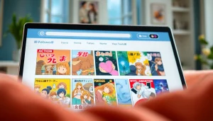 뉴토끼 플랫폼에서 다양한 장르의 웹툰을 감상하는 장면