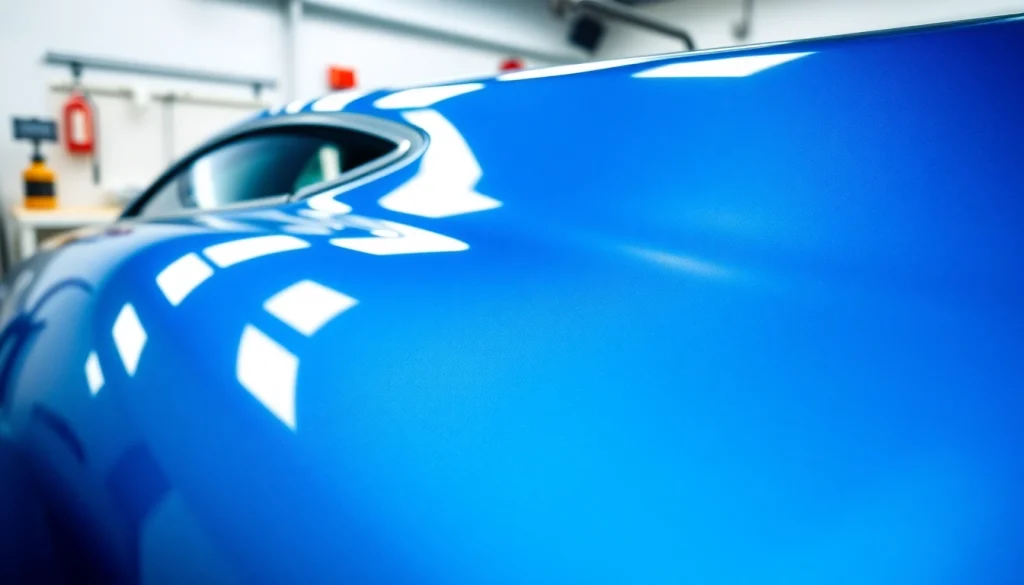 Apply ceramic coating Chattanooga for a flawless car finish in an auto detailing shop.