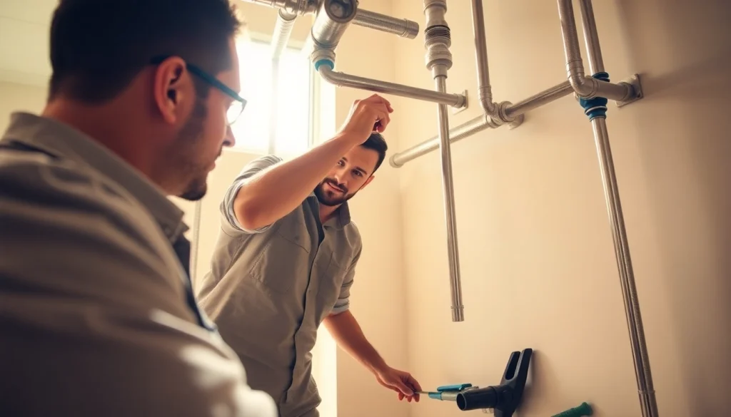 Plumbing technician conducting Whole House Repiping Clearwater FL to ensure reliable home plumbing.