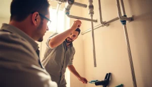 Plumbing technician conducting Whole House Repiping Clearwater FL to ensure reliable home plumbing.