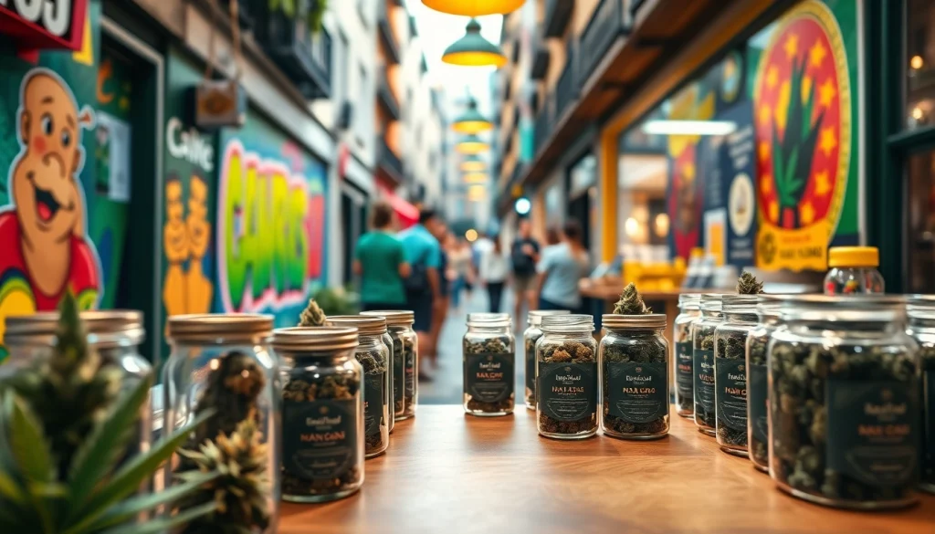 Visit Weedmaps Madrid for a vibrant cannabis experience with diverse product offerings.