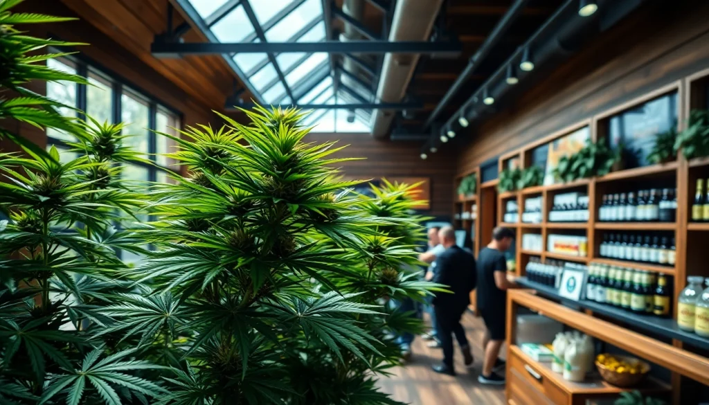 Explora Weedmaps Lloret de Mar, un moderno dispensario de cannabis lleno de vida y productos destacados.