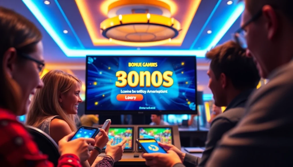 1win xos geldin bonusu təklif edən oyun mühitində oyunçuların sevincini göstərir.