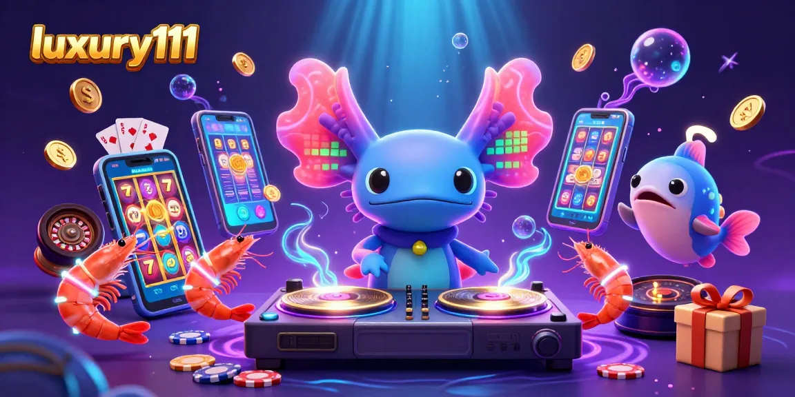 Play thrilling slot games with luxury111, featuring vibrant characters and exciting gameplay elements.